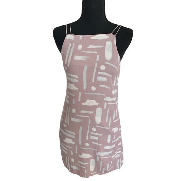 Silence and Noise Dresses & Skirts - Urban Outfitters silence + noise Sz XS Lilac Purple   Paint Strokes Pattern